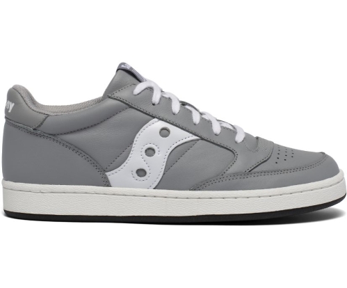 Tenis Saucony Jazz Court Unisexo Zapatos Originales Gris / Blancas México MX-954-AB